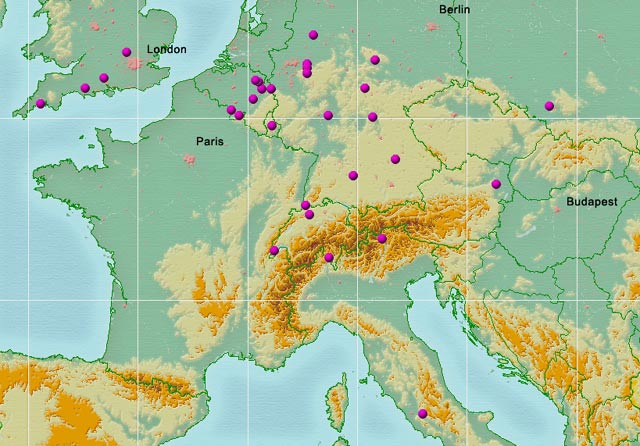 Pseudomaro map Europe